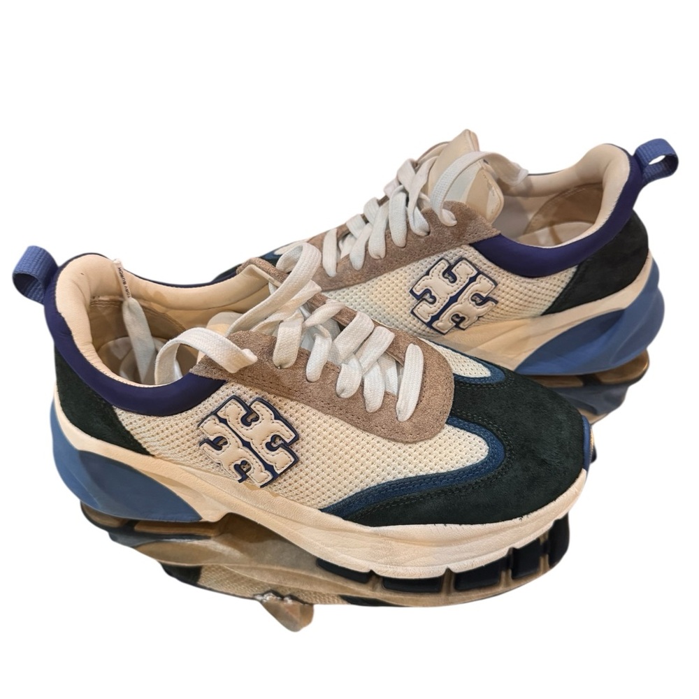 Tory Burch Good Luck Trainer Sneakers size 7.5 - Picture 6 of 9